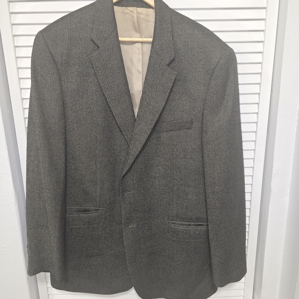 Lauren Ralph Lauren 46L Lambswool Blazer Big & Tall Made in Canada